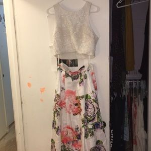 2 Piece Prom Dress